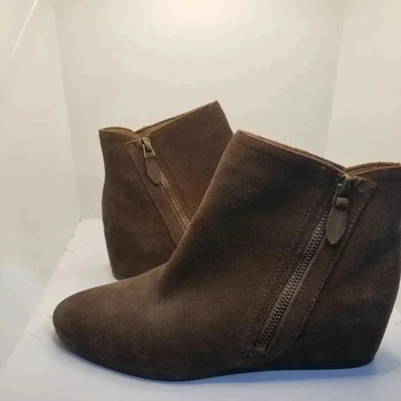 Franco Sarto Brown Ankle Booties Sz 7.5M - Picture 9 of 14